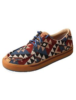Twisted X Men's Hooey Smooth Leather Casual Shoes Moc Toe