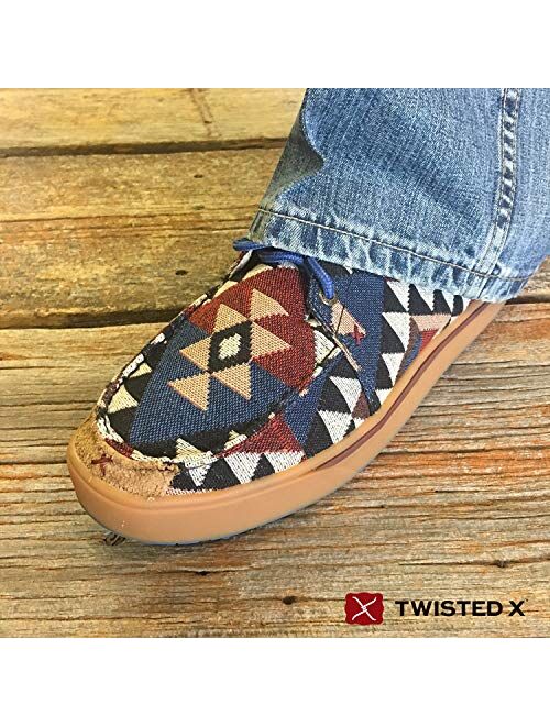 Twisted X Men's Hooey Smooth Leather Casual Shoes Moc Toe