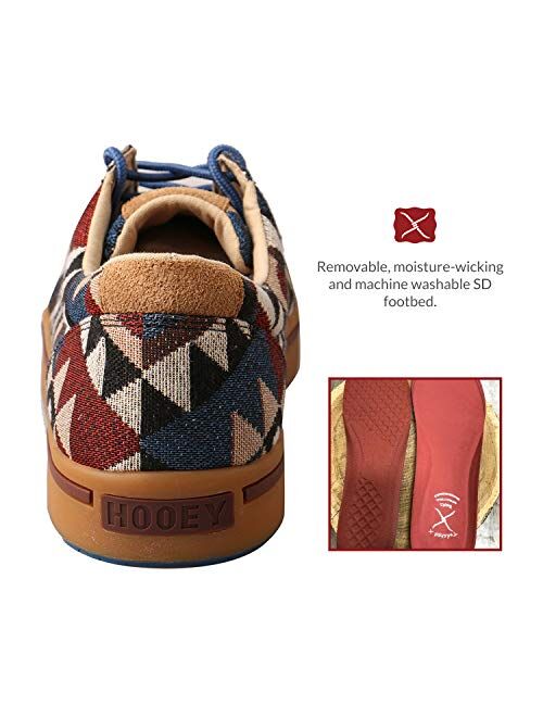 Twisted X Men's Hooey Smooth Leather Casual Shoes Moc Toe