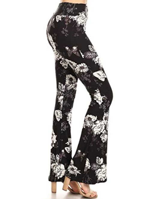 Leggings Depot Ultra Soft Popular Printed Stylish Palazzo Pants BAT2