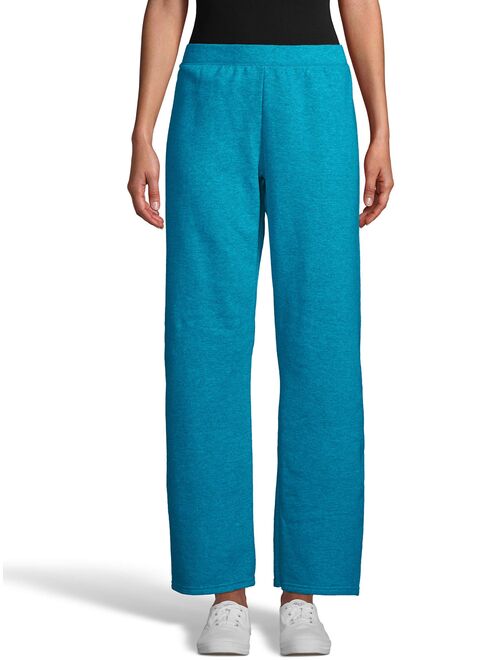 Hanes ComfortSoft EcoSmart Women's Open Bottom Leg Fleece Sweatpants