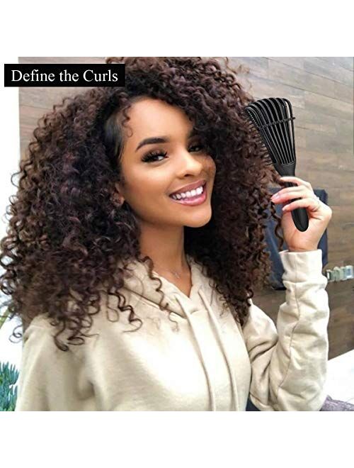 Detangling Brush for Curly Hair Natural Hair African American 3a to 4c Kinky Wavy Coily Hair Brushes