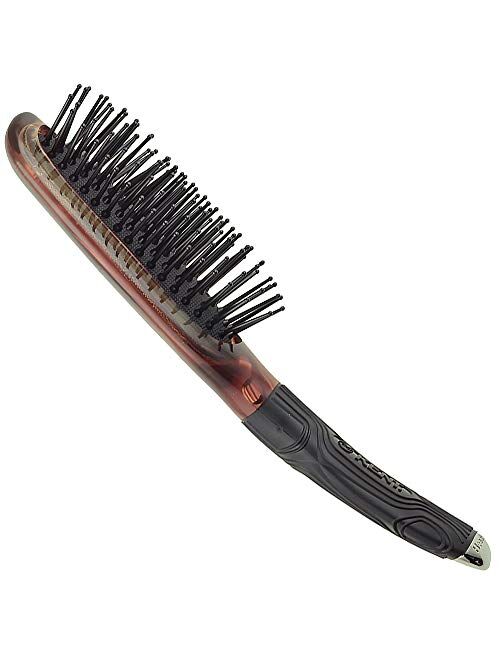 Kent KB Headhog The Every-Day Hair Brush - Air Cushioned Head, No Scratch Nylon Ball Tipped Quills - Wet or Dry Hair