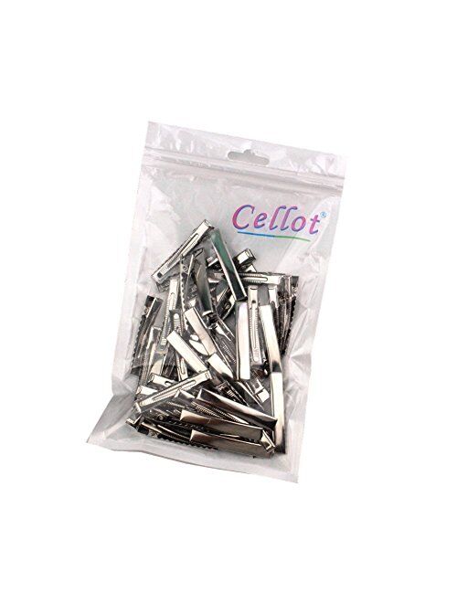 50 pcs Lot Alligator Hair Clip Single Prong Pinch Clips Metal Alligator Clips Hair Pin Hairbow Accessory