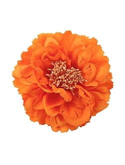 Kewl Fashion Women's Bohemia Peony Flowers Hairpin Hair Clip Flower Brooch