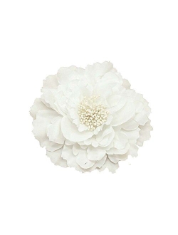 Kewl Fashion Women's Bohemia Peony Flowers Hairpin Hair Clip Flower Brooch