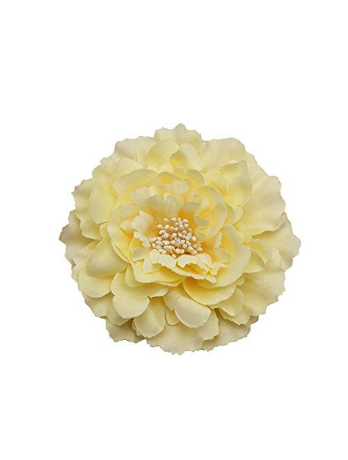 Kewl Fashion Women's Bohemia Peony Flowers Hairpin Hair Clip Flower Brooch