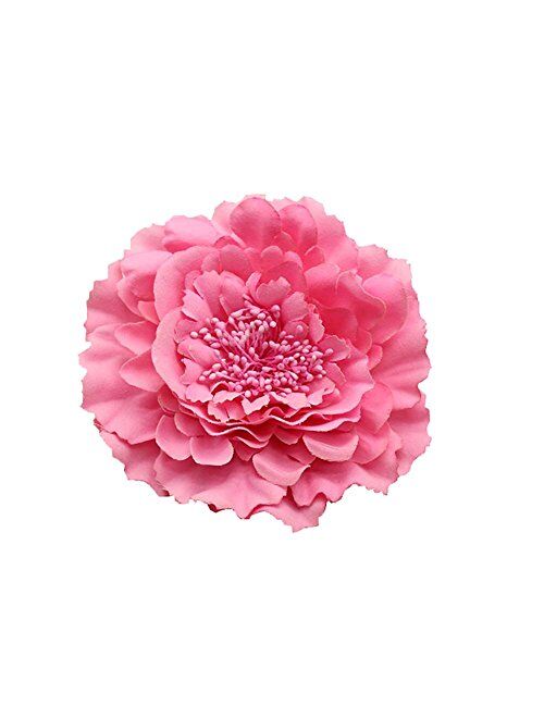 Kewl Fashion Women's Bohemia Peony Flowers Hairpin Hair Clip Flower Brooch