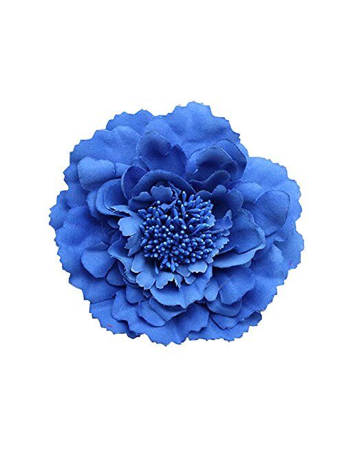 Kewl Fashion Women's Bohemia Peony Flowers Hairpin Hair Clip Flower Brooch