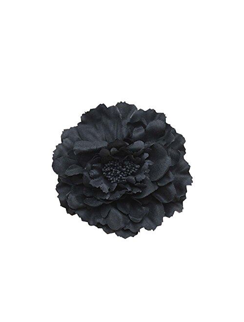 Kewl Fashion Women's Bohemia Peony Flowers Hairpin Hair Clip Flower Brooch