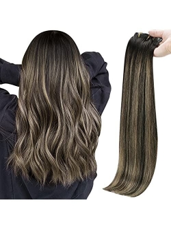 Full Shine Seamless Weft Clip In Hair Extensions 12 Inch 8 Pcs Real Extensions Human Hair Color 1000 Ice Blonde Clip In Extensions 100 Gram Remy Hair Clip Ins Full Head