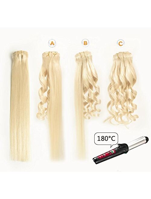 Clip in Human Hair Extensions Straight Human Hair with Clips