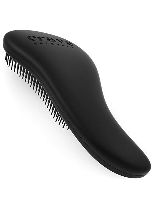 Crave Naturals Glide Thru Detangling Brush - Pink/Black