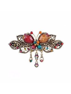 Sankuwen Women Retro Butterfly Style Hair Clips Beauty Tools