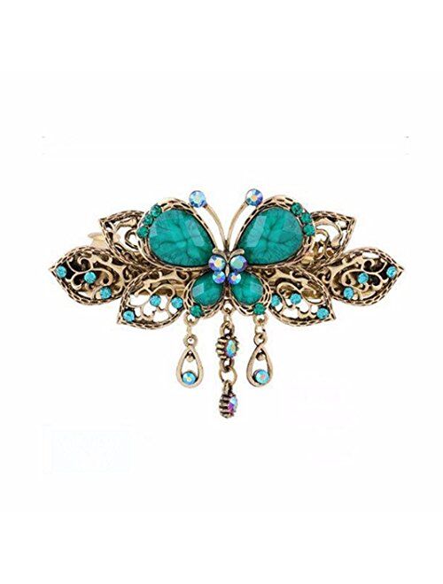 Sankuwen Women Retro Butterfly Style Hair Clips Beauty Tools