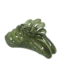 5 inch Large Jaw Clip Hair Claw with leaf design (Motique Accessories)