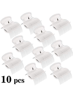 10 Pieces Hot Roller Clips Hair Curler Claw Clips Replacement Roller Clips for Women Girls Hair Section Styling