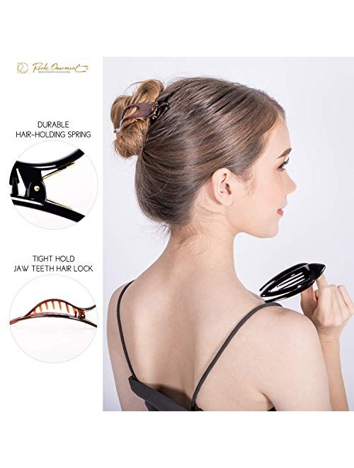 RC ROCHE ORNAMENT Womens Eyelet Side Slide Hair Accessory Strong Grip Clips