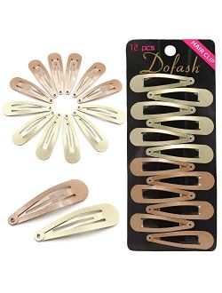 Epoxy Snap hair clips metal hair grips 5cm tortie accessories