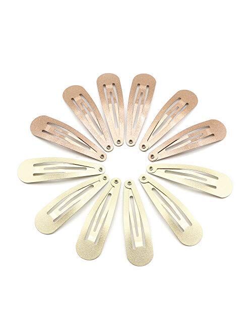 Epoxy Snap hair clips metal hair grips 5cm tortie accessories