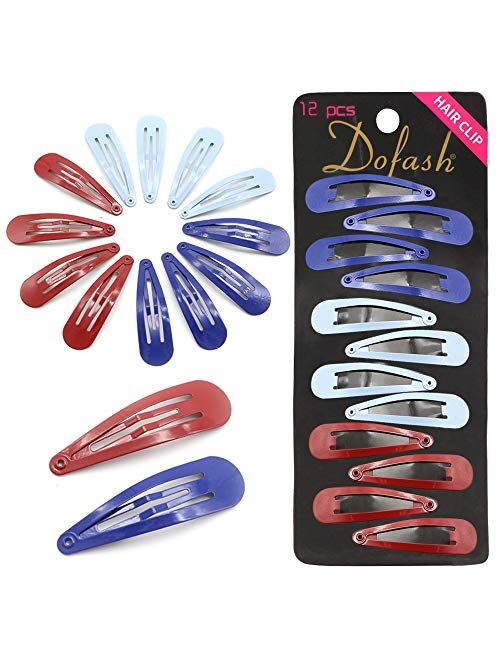 Epoxy Snap hair clips metal hair grips 5cm tortie accessories