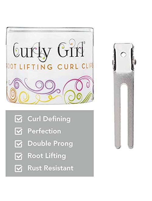 Curly Girl, 50 Double Prong Root Lifting Curl Clips