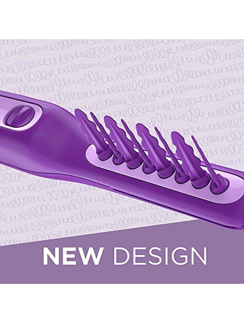 Remington DT7432 Wet or Dry Tame The Mane Electric Detangling Brush with Brush Cover, Adults & Kids, (Batteries Included)