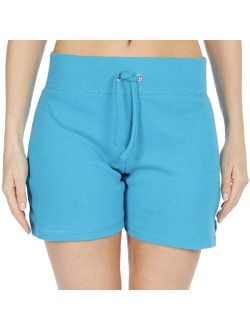 LABEL YOUR LOVE Women's Cotton Jersey Shorts (Sizes S-XL) Summer Beach Casual Hot Pants with Elastic Waist