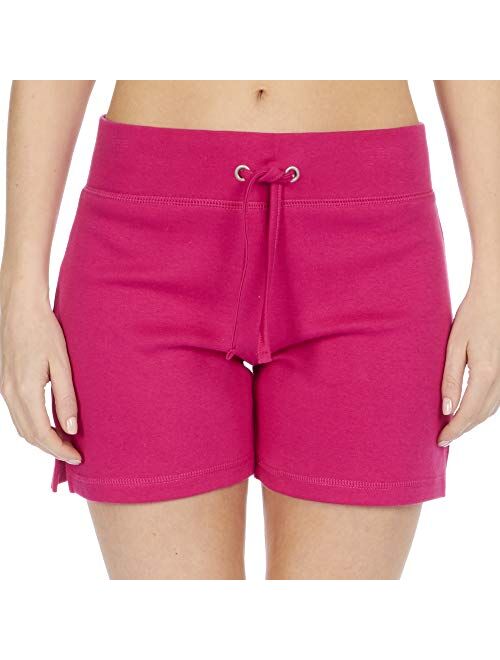 LABEL YOUR LOVE Women's Cotton Jersey Shorts (Sizes S-XL) Summer Beach Casual Hot Pants with Elastic Waist