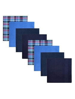 8 Pack Men's Handkerchief