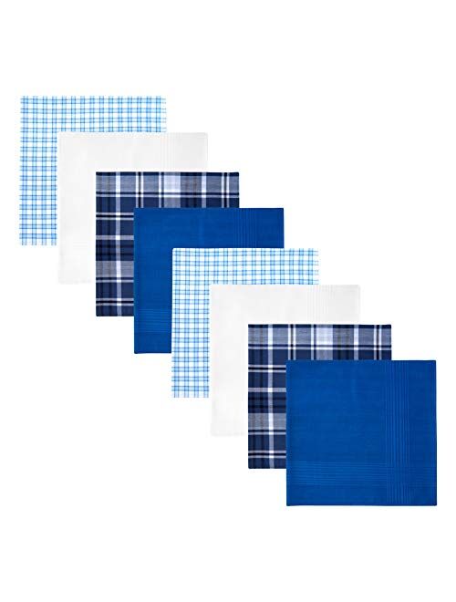 8 Pack Men's Handkerchief