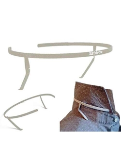 THE ORIGINAL Shirt Collar Support | NOT CHEAP FLIMSY Plastic as Copycats | Collar & Placket Stays | All Sizes Available.