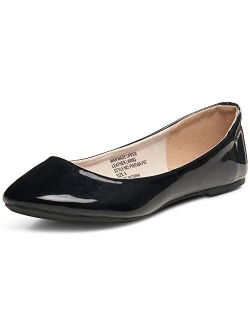 Womens Pierina Round Toe Ballet Flats