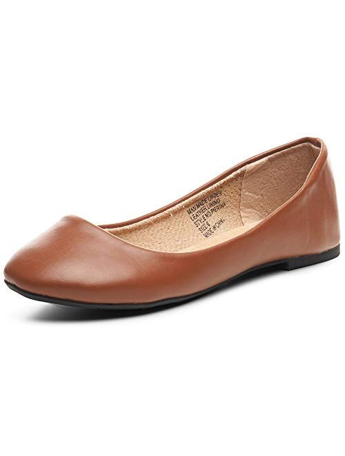 Alpine Swiss Womens Pierina Round Toe Ballet Flats