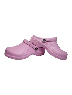 Natural Uniforms Ultralite Women's Clogs with Strap, Nursing Medical Work Mule