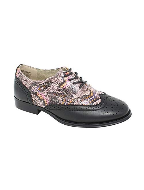 Wanted Shoes Women's Babe Oxford Shoe