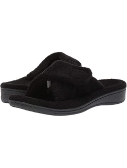 Women's Indulge Relax Comfortable Cozy Adjustable House Slippers that include Three-Zone Comfort with Orthotic Insole Arch Support