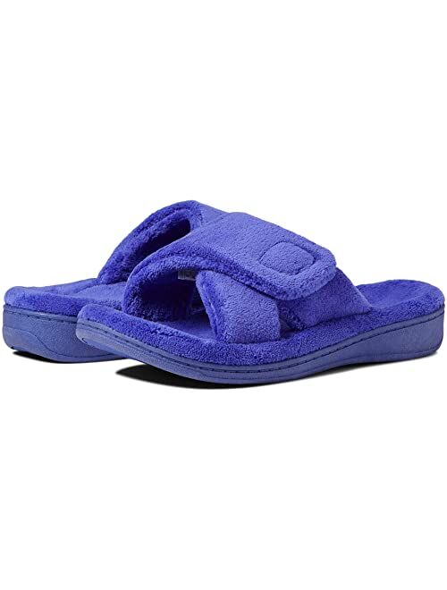 Vionic Women's Indulge Relax Comfortable Cozy Adjustable House Slippers that include Three-Zone Comfort with Orthotic Insole Arch Support