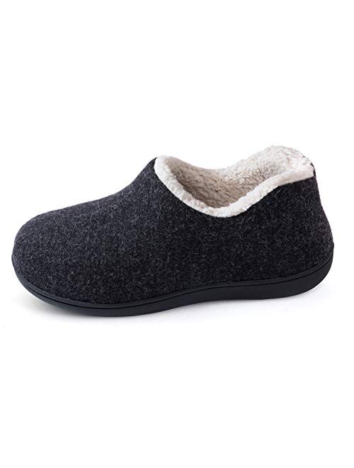 ultraideas comfort fleece memory foam slippers