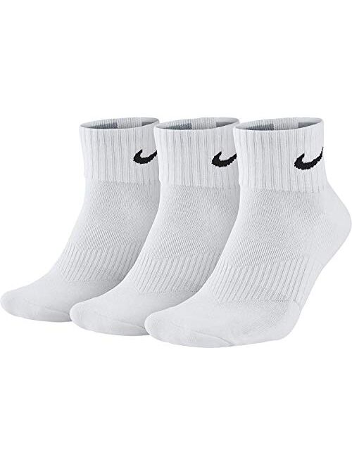 NIKE Performance Cushion Quarter Training Socks (3 Pairs)