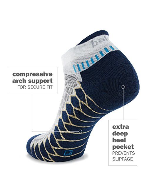 Balega Silver Antimicrobial No-Show Compression-Fit Running Socks for Men and Women (1 Pair)