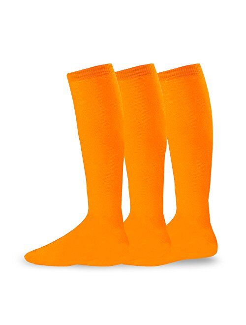 Athletic Team Sports Socks Cotton Unisex Soccer Socks 3 Pack