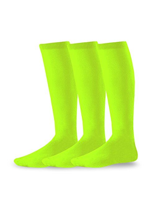 Athletic Team Sports Socks Cotton Unisex Soccer Socks 3 Pack