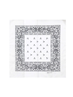 Unisex 100% Cotton Multi-Purpose Bandana Head Wrap Multi-Packs, 12 Assorted Colors