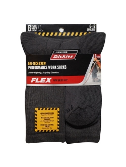 Dickies Dritech Crew Sock 6-Pack