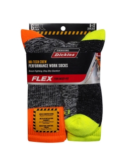 Dickies Dritech Crew Sock 6-Pack