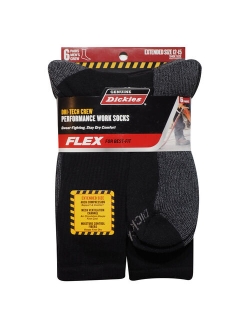 Dickies Dritech Crew Sock 6-Pack