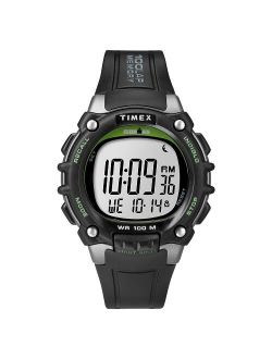 Men's Timex Ironman Classic 100 Lap Digital Watch - Black/Lime TW5M03400JT