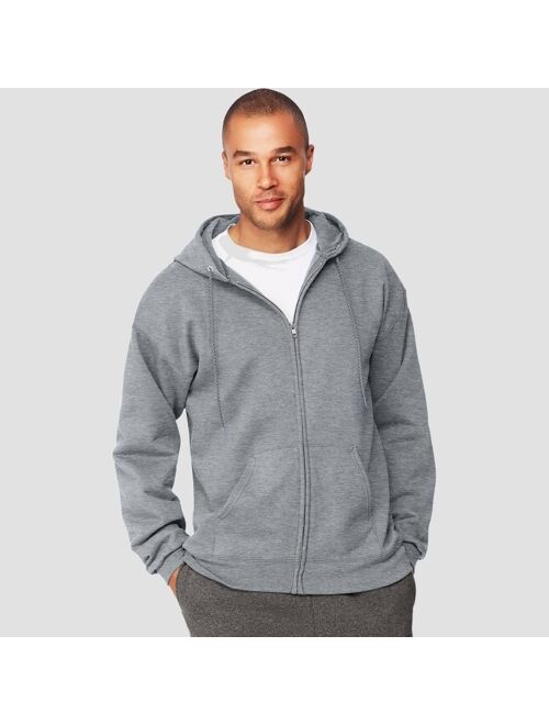 Hanes Men's Ultimate Cotton Full Zip Hooded Sweatshirt