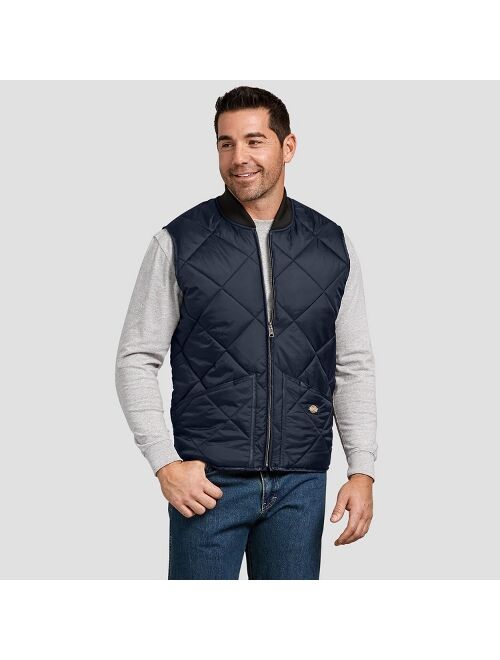 Dickies Men's Diamond Quilted Nylon Vest